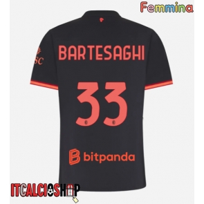 AC Milan Davide Bartesaghi #33 Terza Maglia Femmina 2026-27 Manica Corta